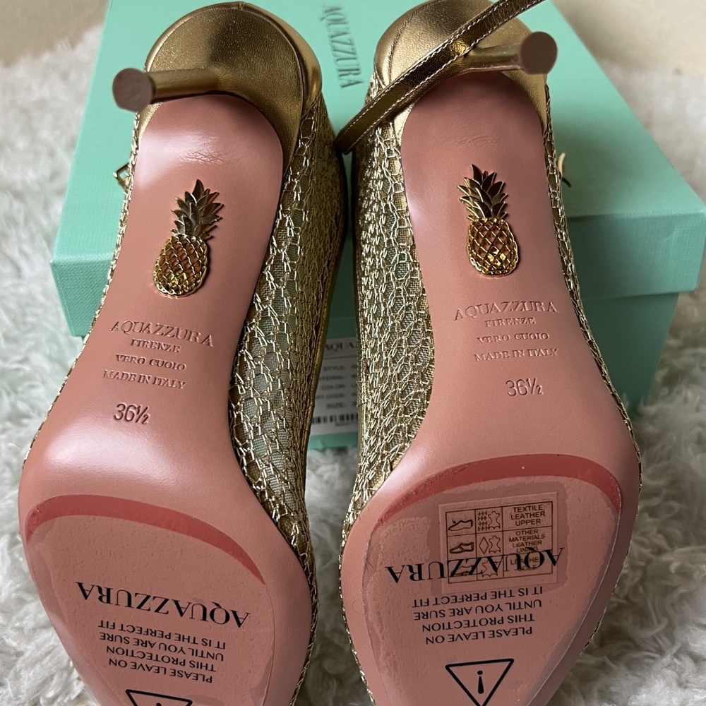 Aquazzura Asha Mesh Pump 85 Women's Size: 6.5 | IT 36.5 - Picture 8 of 8